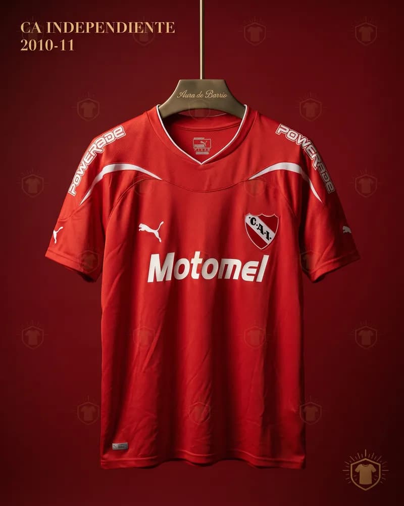 Camiseta local 2010–11 de CA Independiente (recreación)