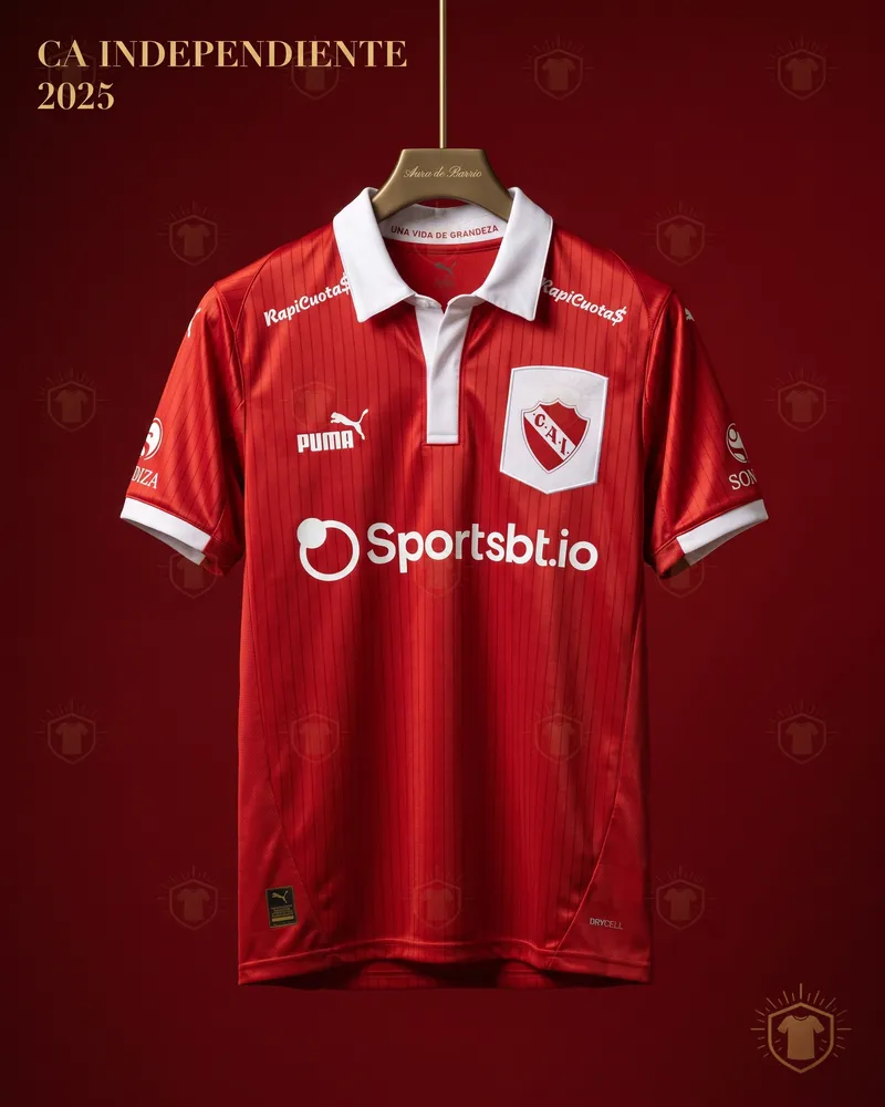 Camiseta especial 2025 de CA Independiente (recreación)