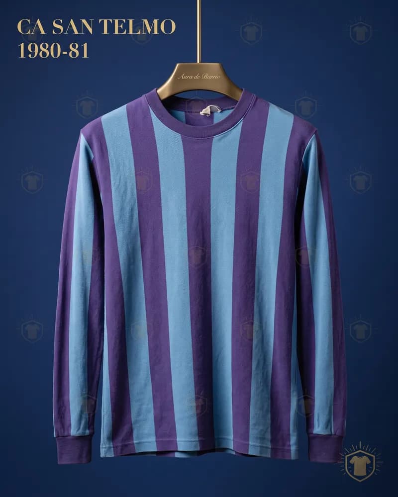 Camiseta local 1980–81 de CA San Telmo (recreación)