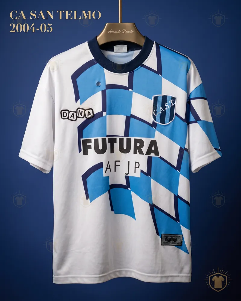 Camiseta local 2004–05 de CA San Telmo (recreación)