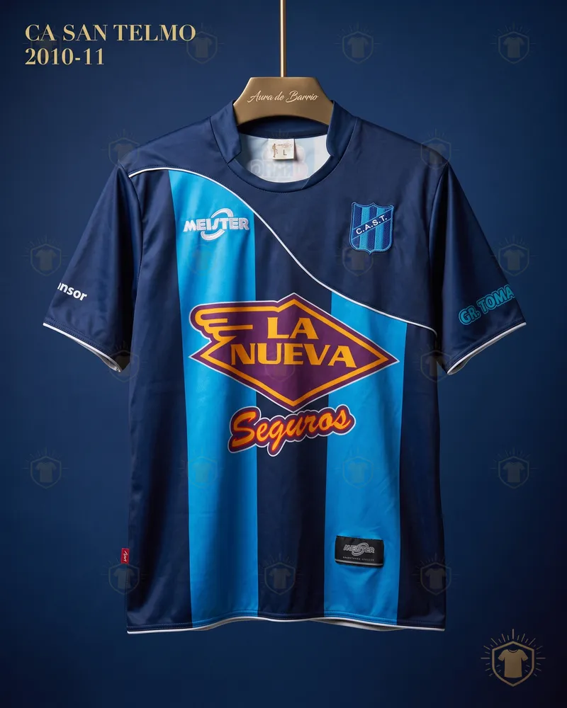 Camiseta local 2010–11 de CA San Telmo (recreación)