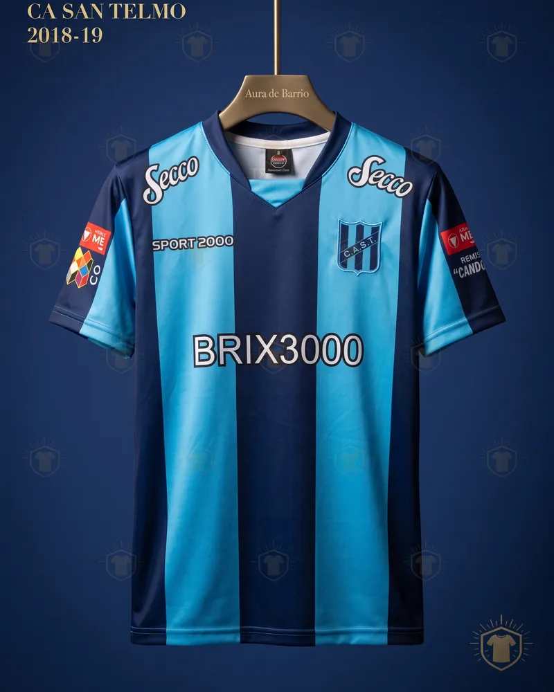 Camiseta local 2018–19 de CA San Telmo (recreación)