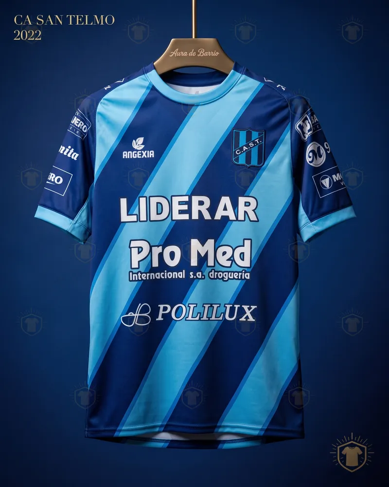 Camiseta local 2022 de CA San Telmo (recreación)