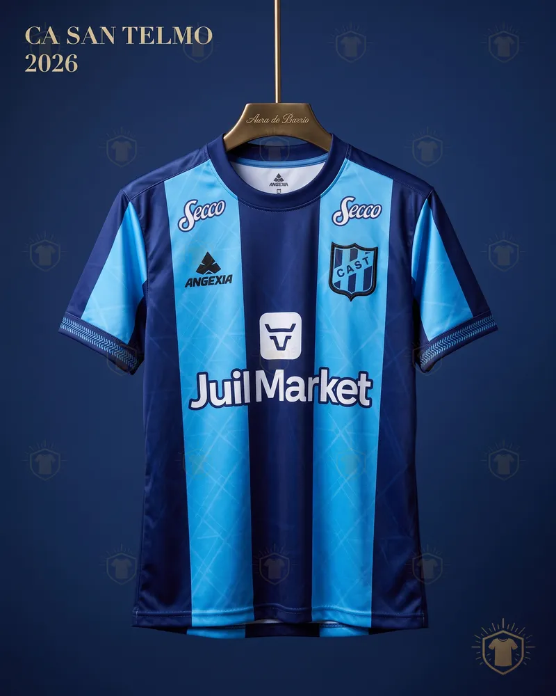 Camiseta local 2026 de CA San Telmo (recreación)