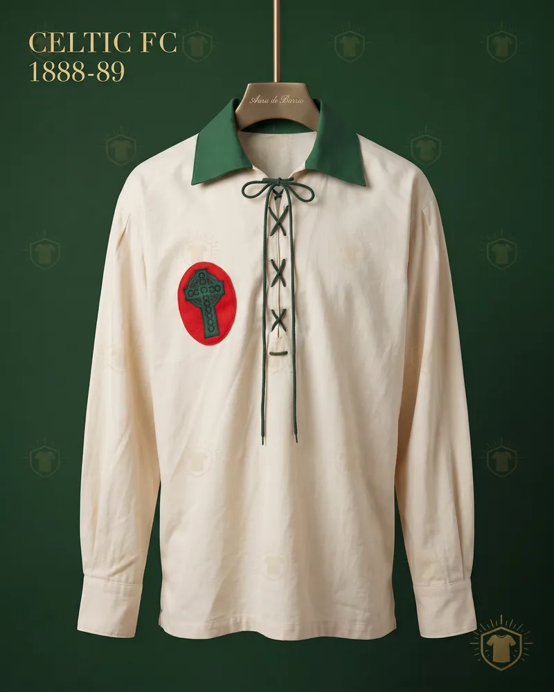 Camiseta local 1888–89 de Celtic (recreación)