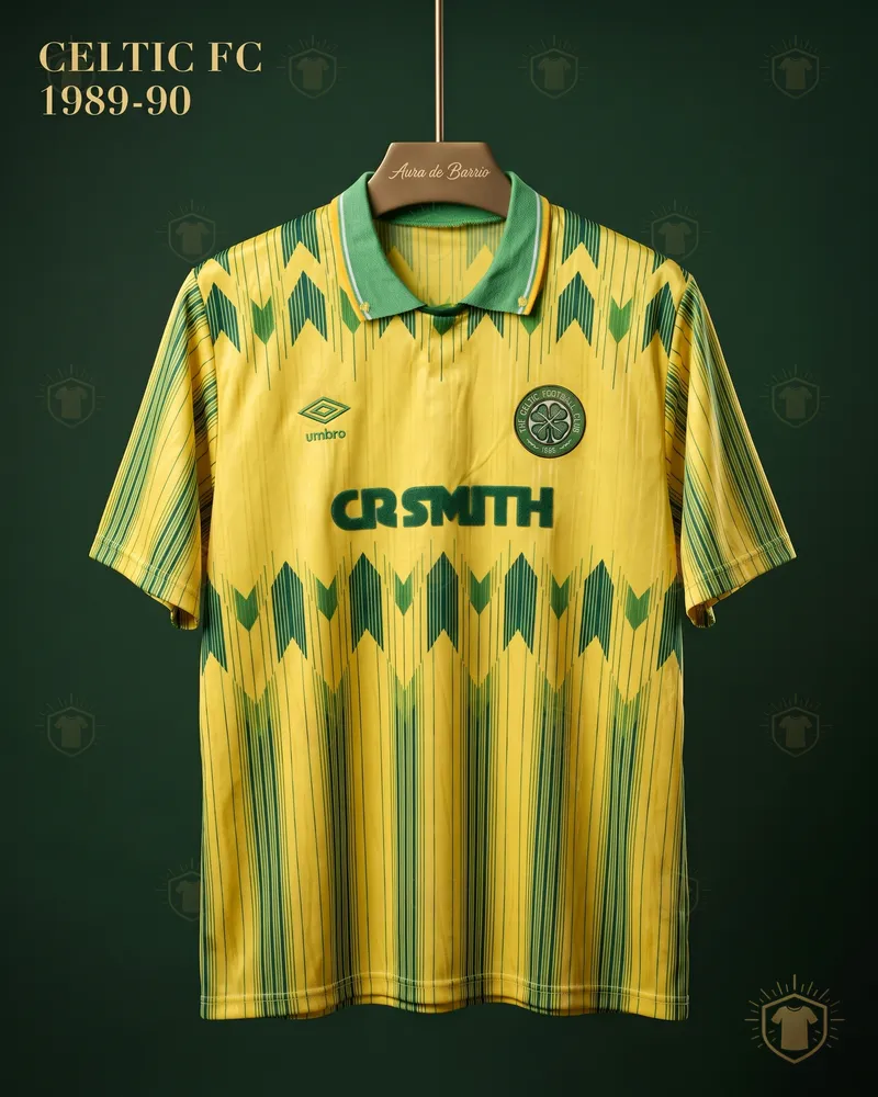 Camiseta visitante 1989–90 de Celtic (recreación)