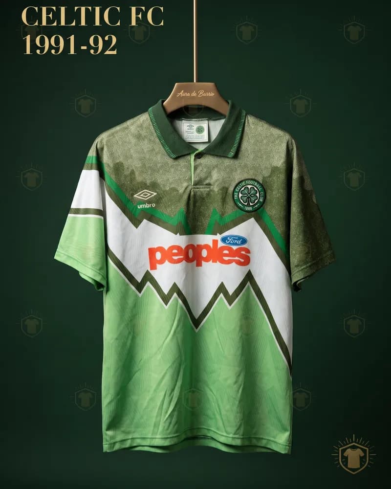 Camiseta visitante 1991–92 de Celtic (recreación)