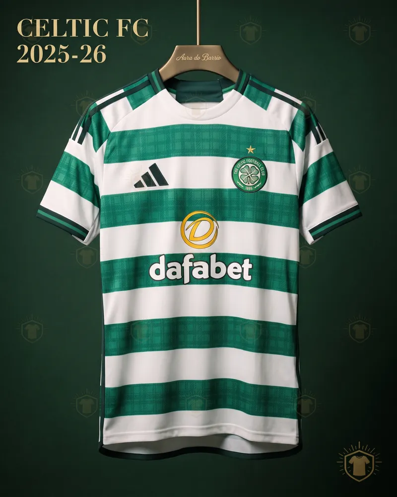 Camiseta local 2025–26 de Celtic (recreación)