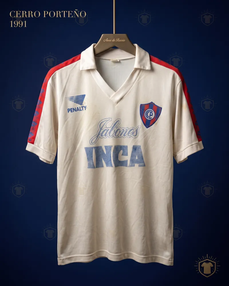 Club Cerro Porteño 1991 away shirt (recreation)