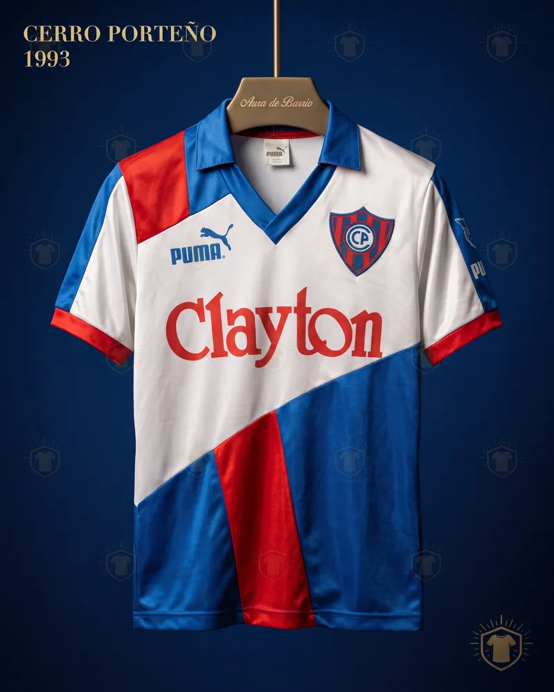 Club Cerro Porteño 1993 away shirt (recreation)