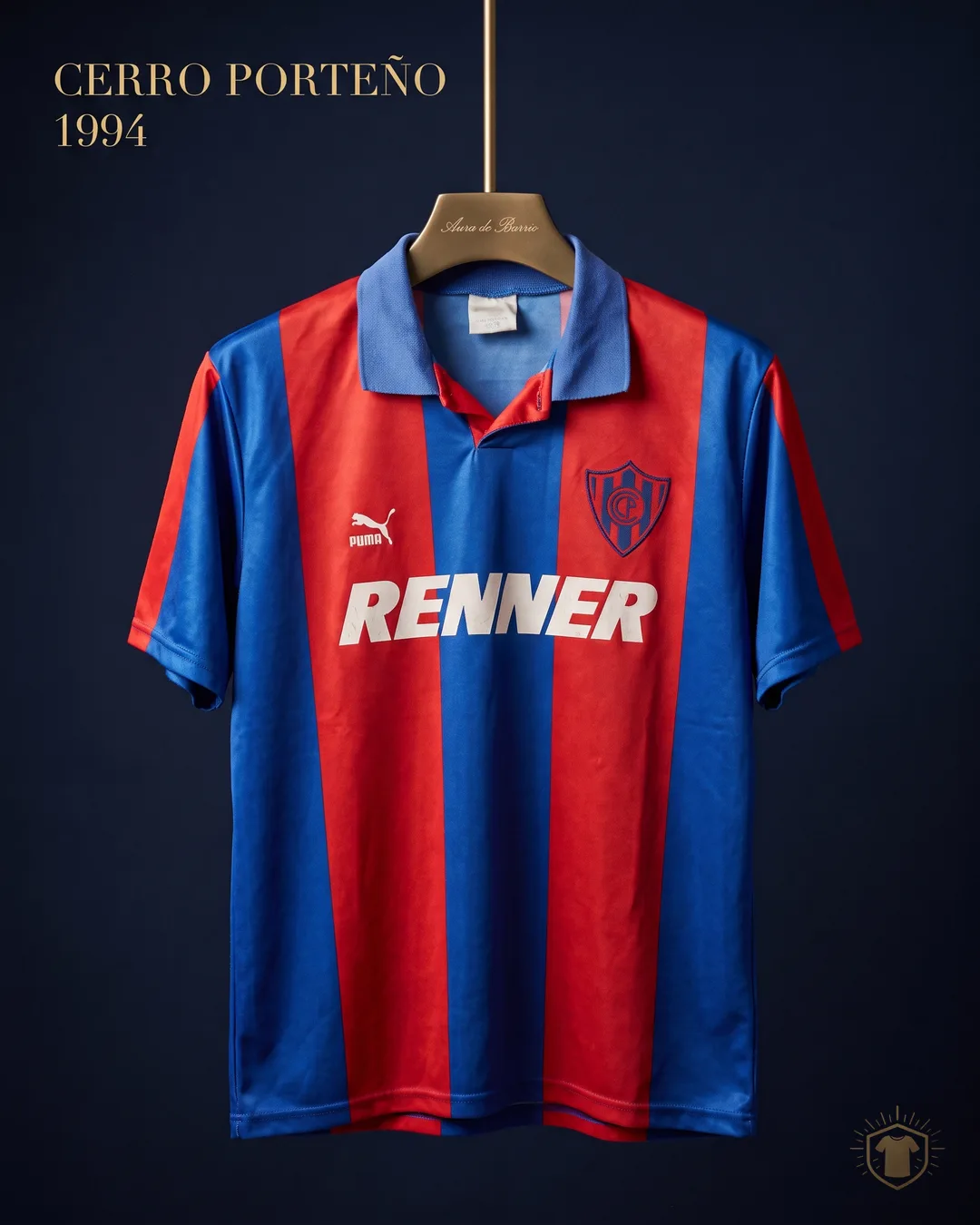 Camiseta local 1994 de Club Cerro Porteño (recreación)