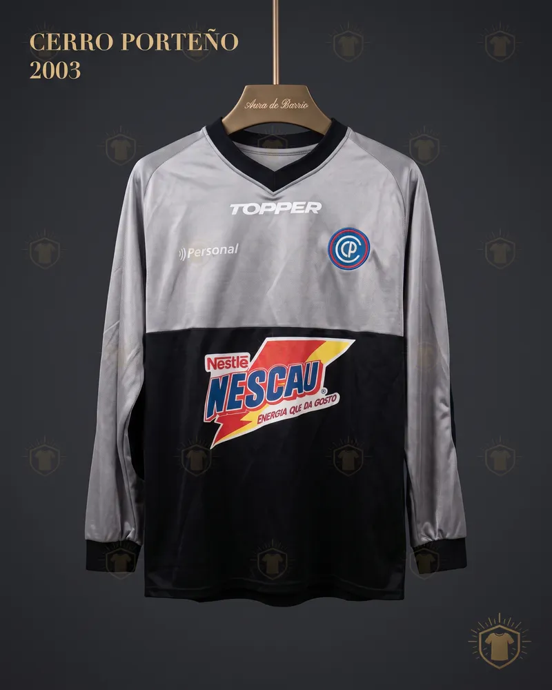 Trikot Torwart 2003 von Club Cerro Porteño (Nachbildung)