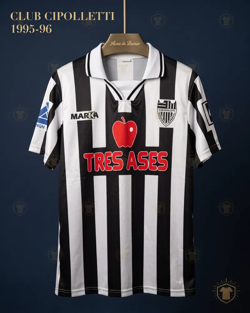 Camiseta local 1995–96 de Club Cipolletti (recreación)