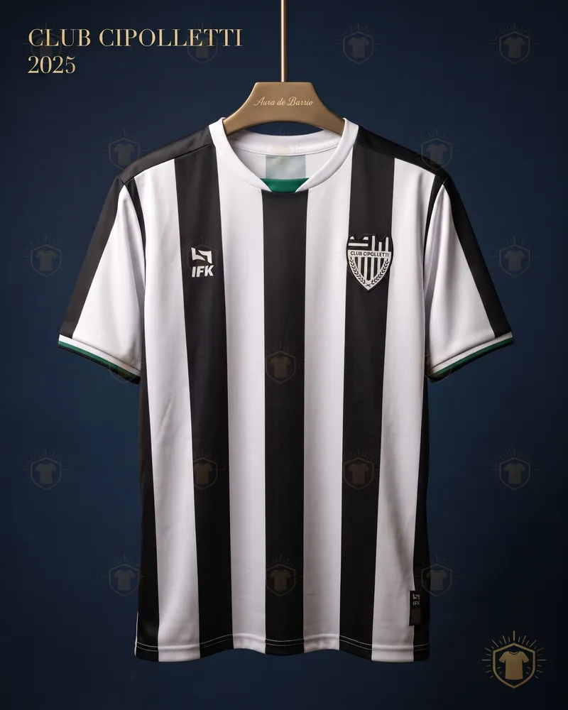 Camiseta local 2025 de Club Cipolletti (recreación)