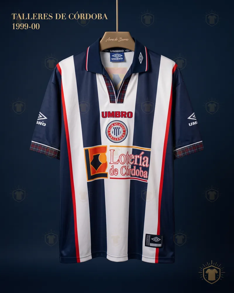 Camiseta local 1999–00 de Club Atlético Talleres de Córdoba (recreación)