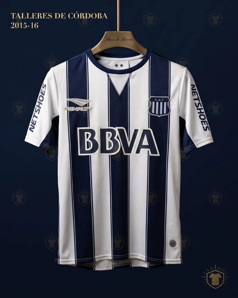 Camiseta local 2015–16 de Club Atlético Talleres de Córdoba (recreación)