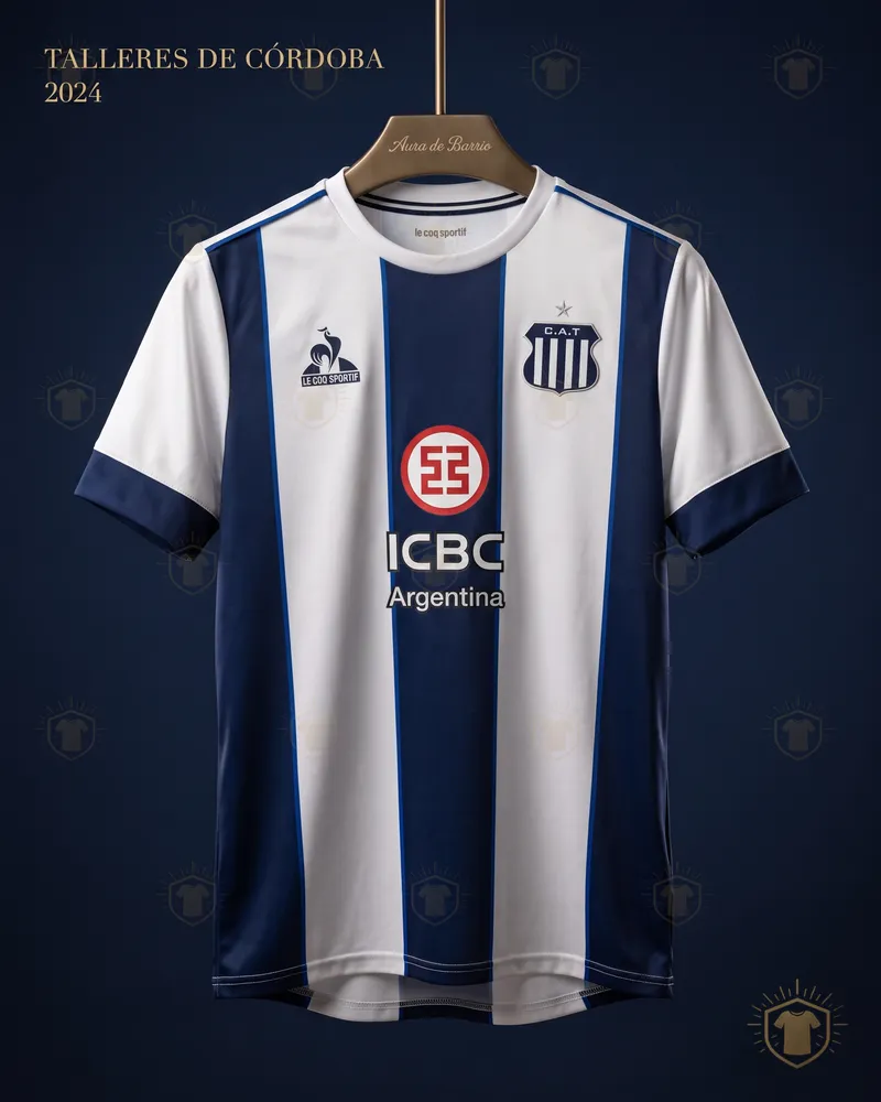 Camiseta local 2024 de Club Atlético Talleres de Córdoba (recreación)