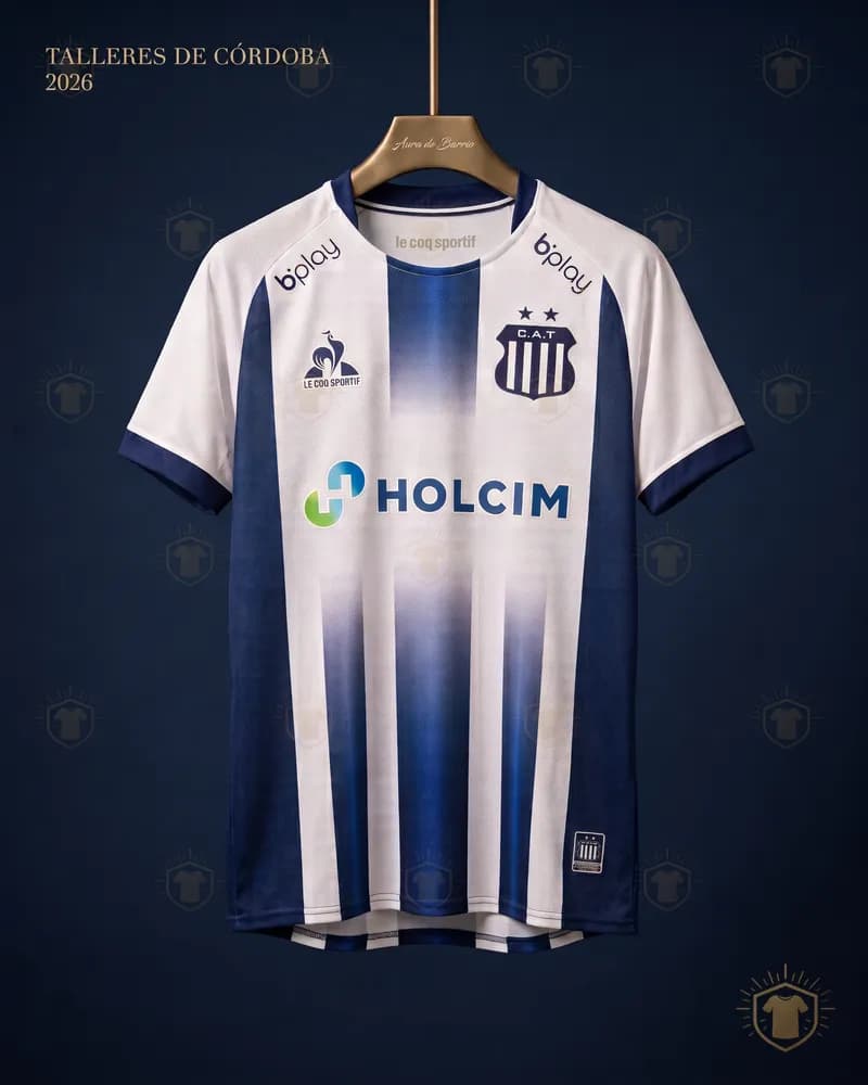 Camiseta local 2026 de Club Atlético Talleres de Córdoba (recreación)