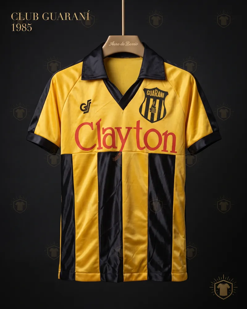 Camiseta local 1985 de Club Guarani (recreación)
