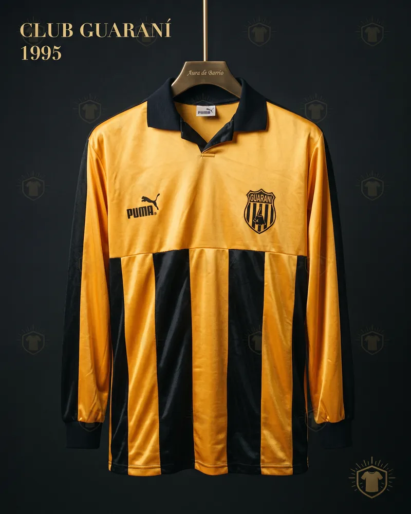 Camiseta local 1995 de Club Guarani (recreación)