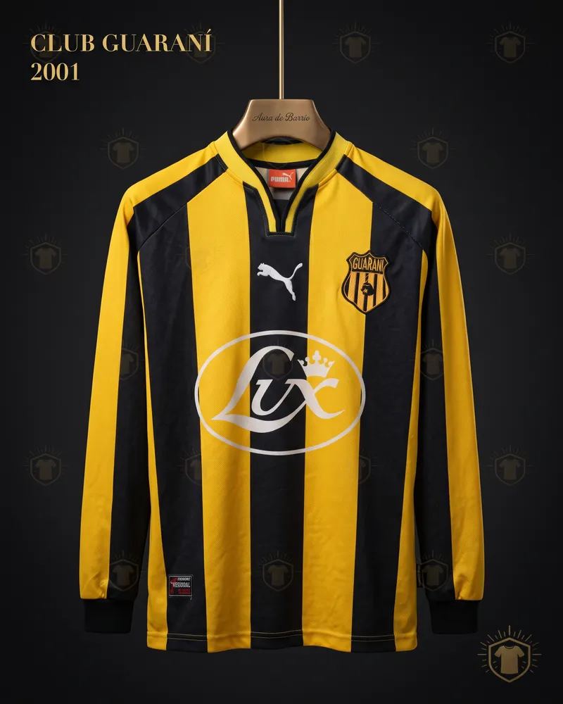 Camiseta local 2001 de Club Guarani (recreación)