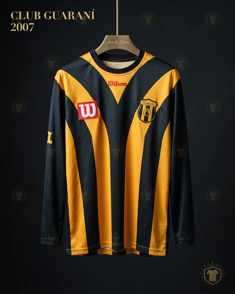 Camiseta local 2007 de Club Guarani (recreación)