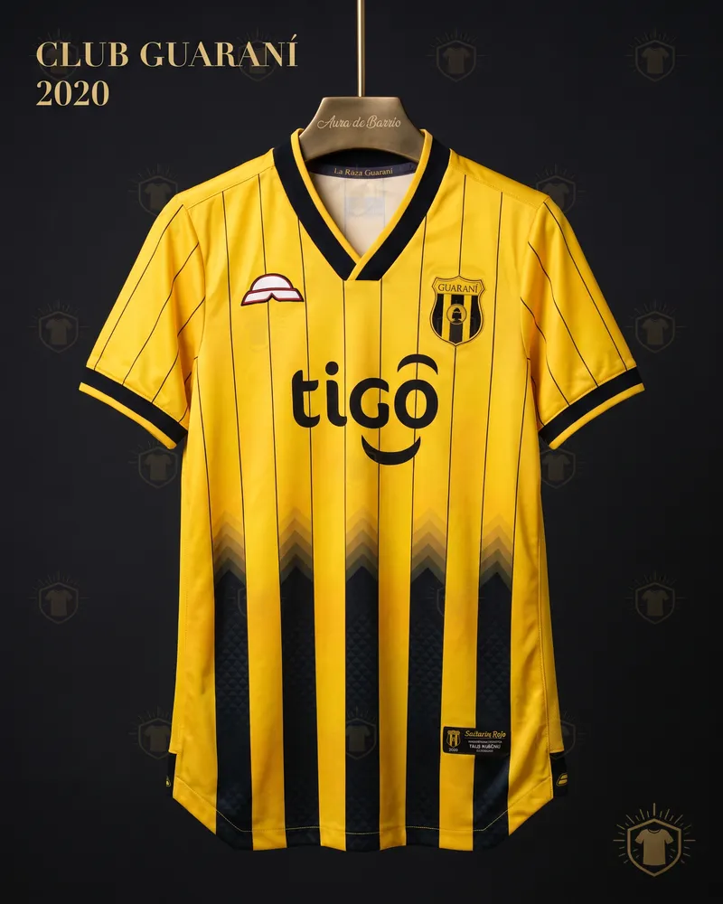 Camiseta local 2020 de Club Guarani (recreación)