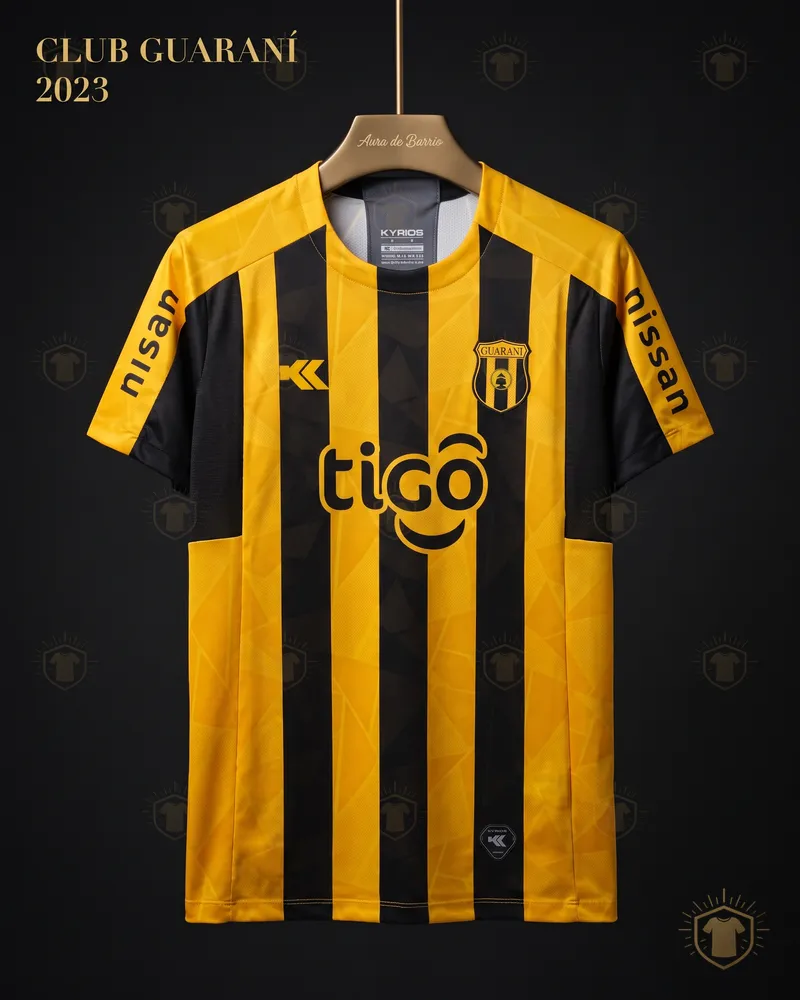 Camiseta local 2023 de Club Guarani (recreación)