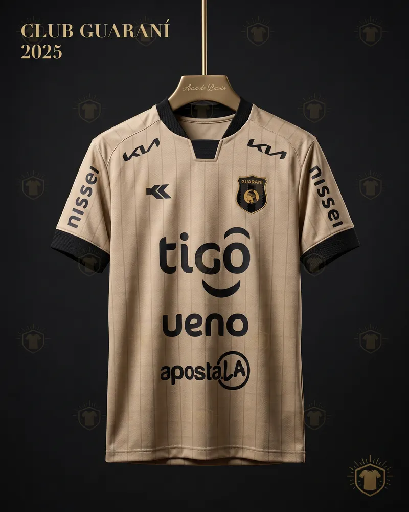 Camiseta especial 2025 de Club Guarani (recreación)