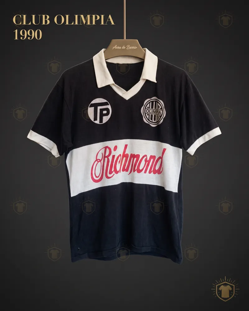 Camiseta visitante 1990 de Club Olimpia (recreación)