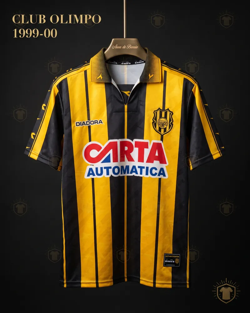 Camiseta local 1999–00 de Club Olimpo (recreación)