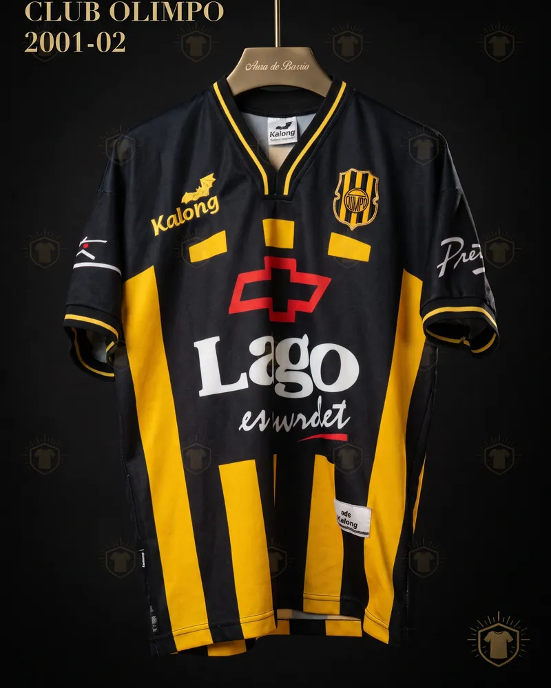 Camiseta local 2001–02 de Club Olimpo (recreación)