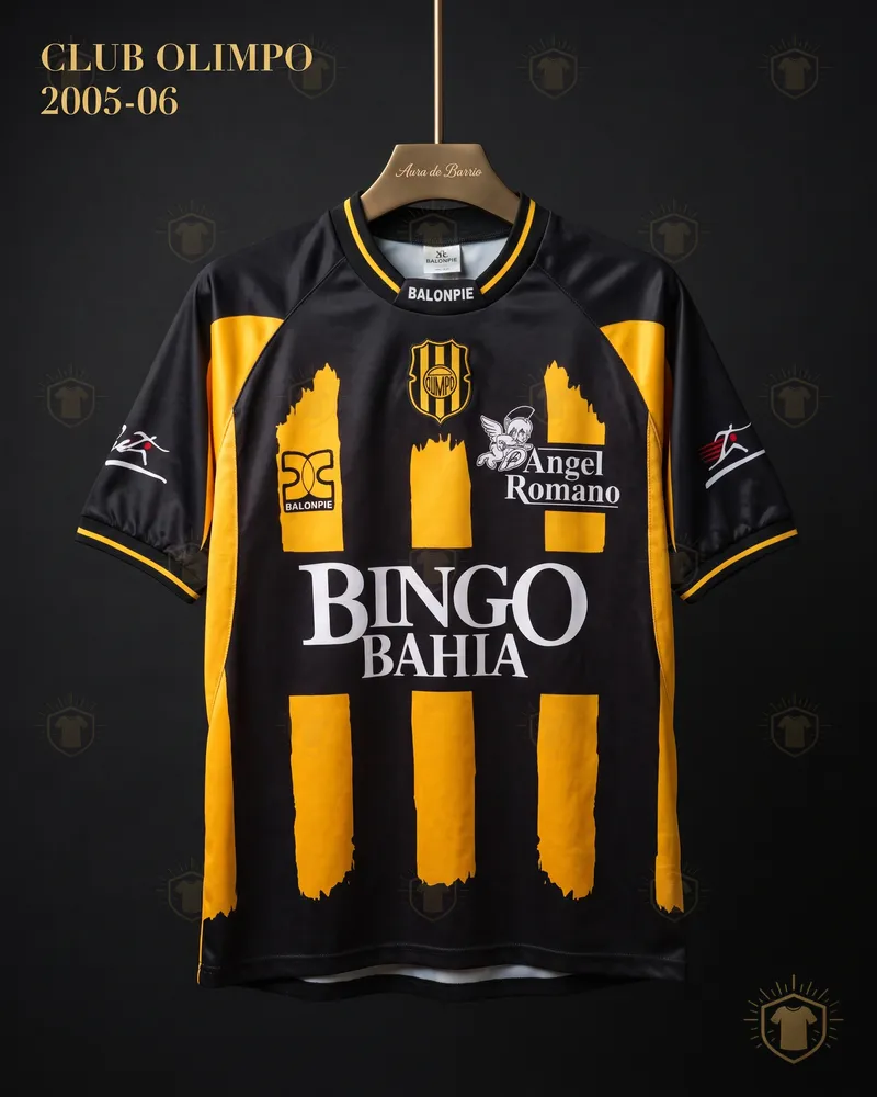 Camiseta local 2005–06 de Club Olimpo (recreación)