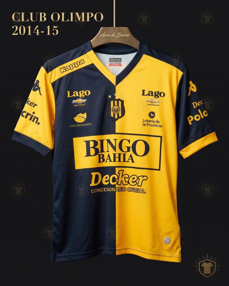 Camiseta local 2014–15 de Club Olimpo (recreación)