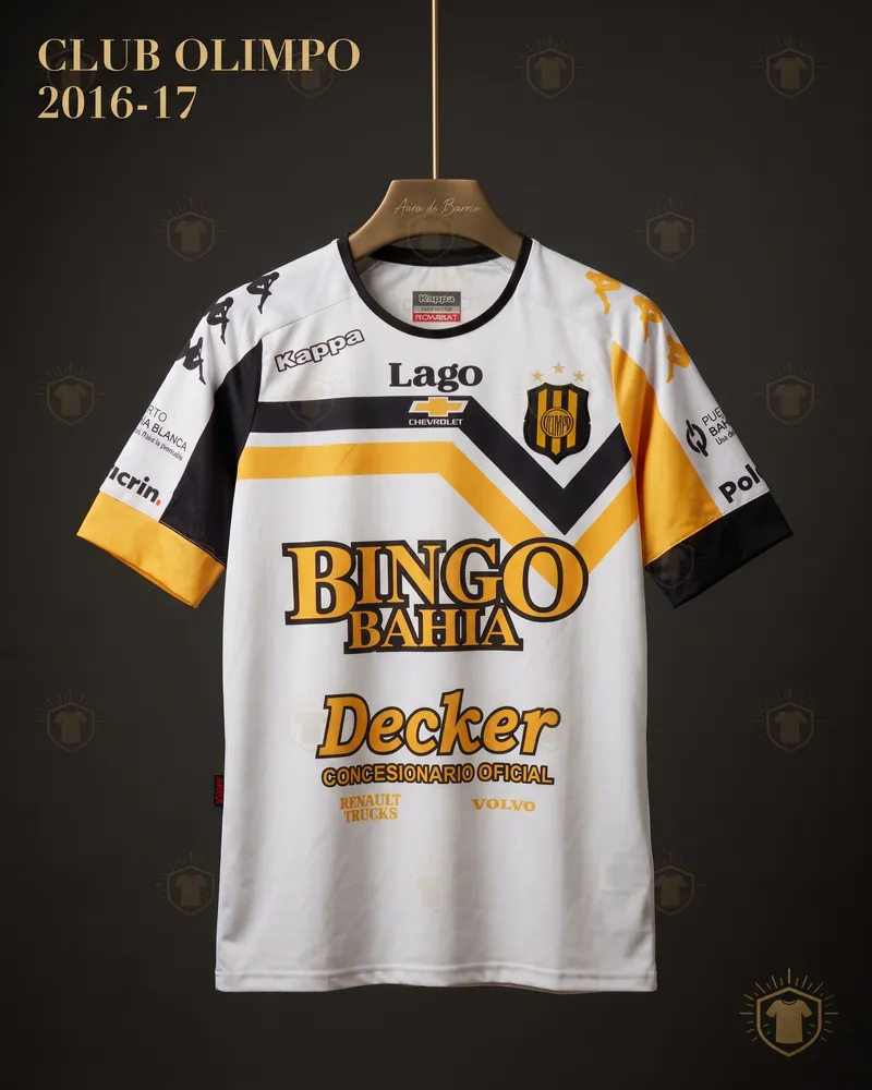 Camiseta visitante 2016–17 de Club Olimpo (recreación)