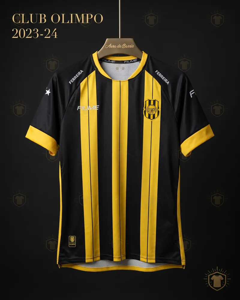 Camiseta local 2023–24 de Club Olimpo (recreación)