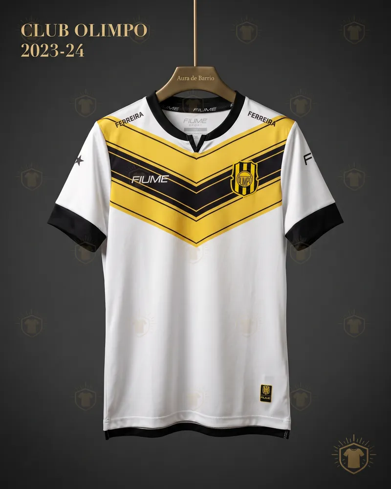 Camiseta visitante 2023–24 de Club Olimpo (recreación)