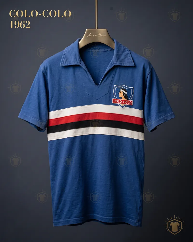 Camiseta visitante 1962 de Colo-Colo (recreación)