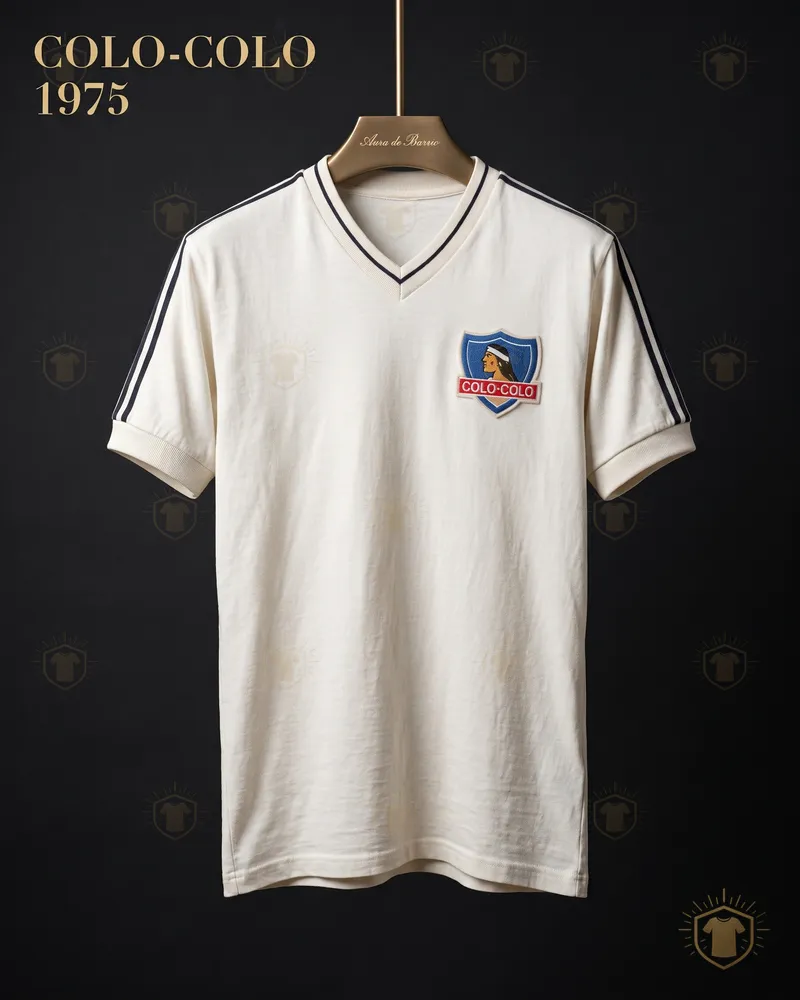 Camiseta local 1975 de Colo-Colo (recreación)