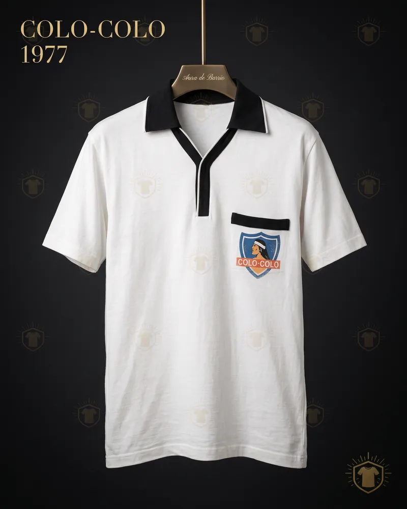 Camiseta local 1977 de Colo-Colo (recreación)