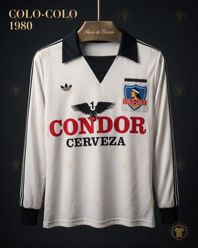 Camiseta local 1980 de Colo-Colo (recreación)
