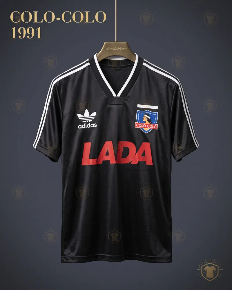 Camiseta visitante 1991 de Colo-Colo (recreación)