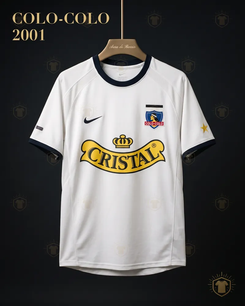 Camiseta local 2001 de Colo-Colo (recreación)