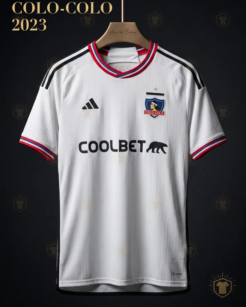 Camiseta local 2023 de Colo-Colo (recreación)