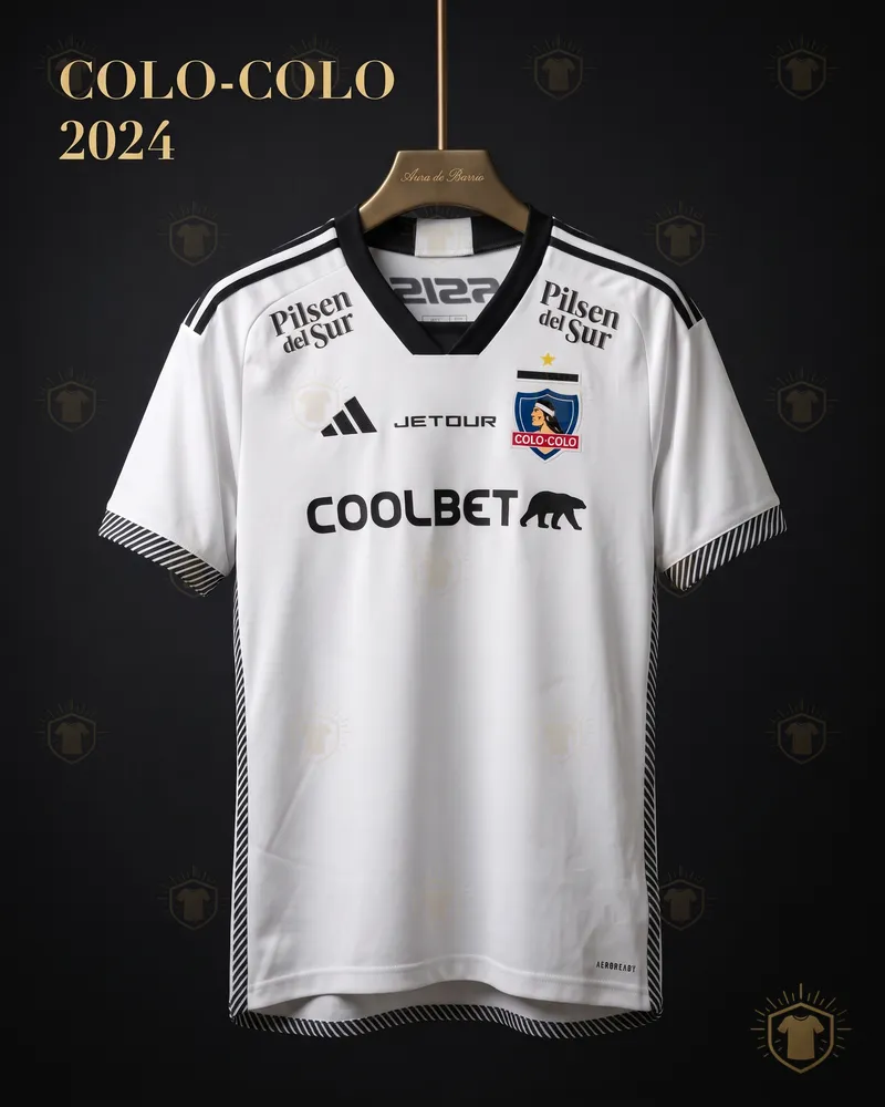 Camiseta local 2024 de Colo-Colo (recreación)