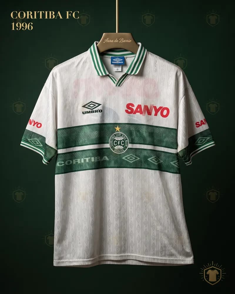Camiseta local 1996 de Coritiba (recreación)