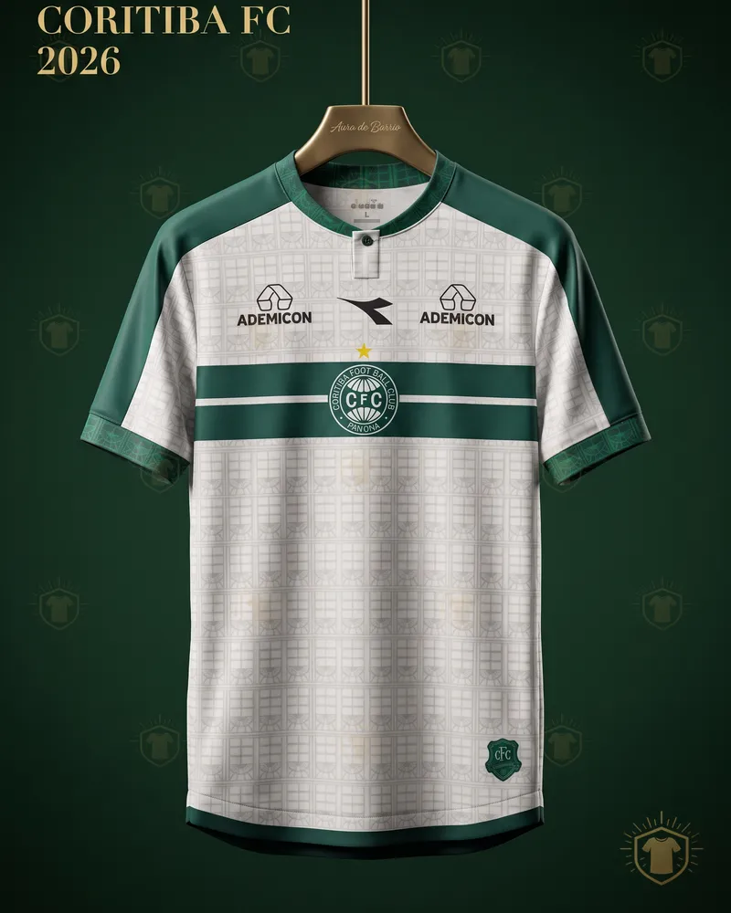 Camiseta local 2026 de Coritiba (recreación)