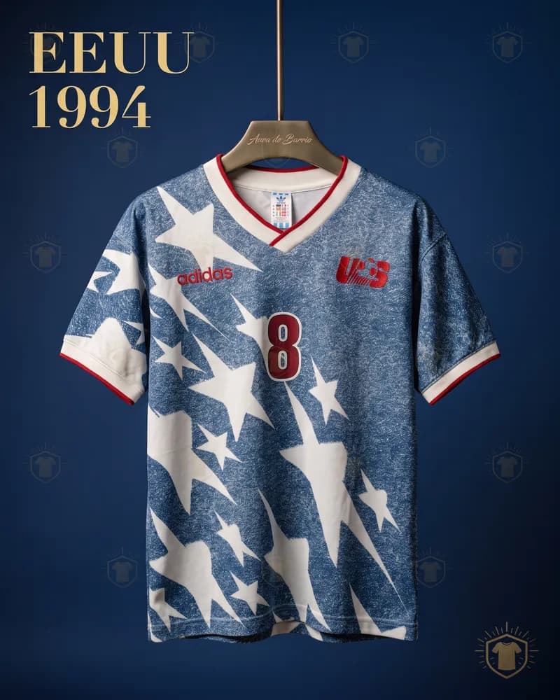 Camiseta visitante 1994 de Estados Unidos (recreación)