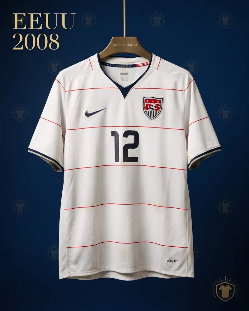 Camiseta local 2008 de Estados Unidos (recreación)