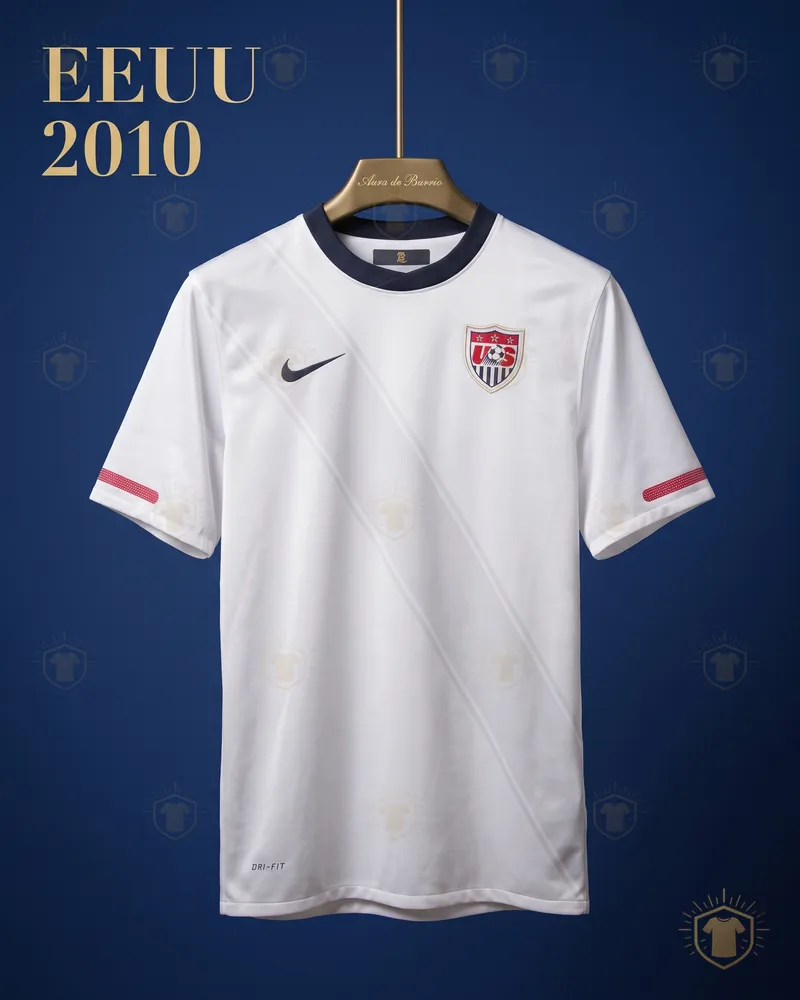 Camiseta local 2010 de Estados Unidos (recreación)